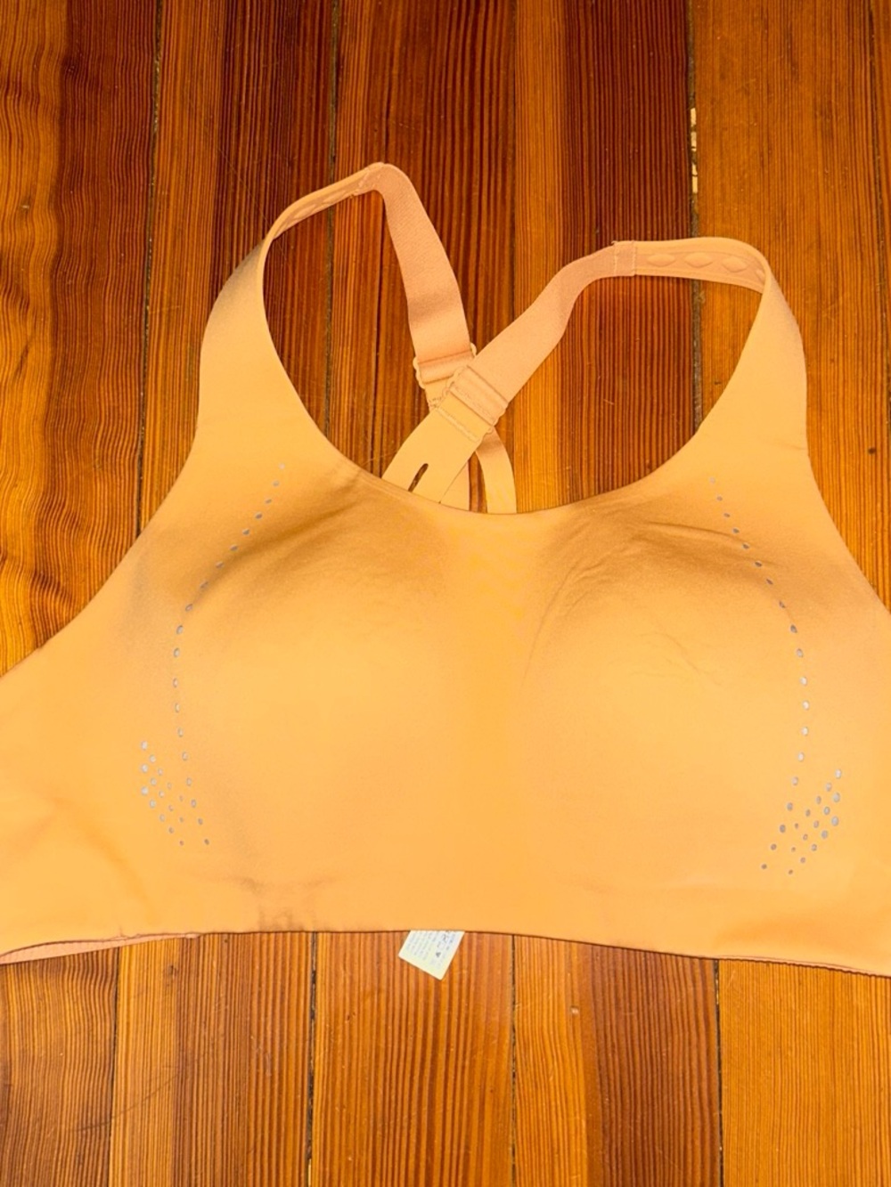 lululemon athletica Peach Seamless Wireless Sports Bra